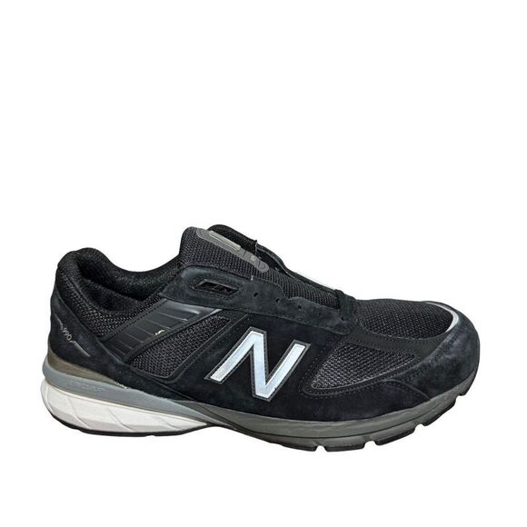 New Balance 990 Men\'s Black and Gray Athletic Shoes size 14 4E main image 4